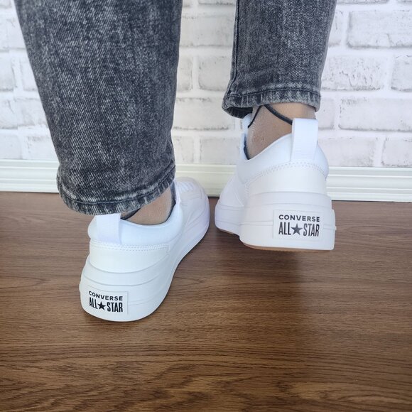 ❤️Converse All Stars Logan Urban Low Sz 7.5 Women's Shoes Sneaker White A16759C - Picture 6 of 13